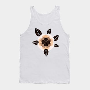 Abstract Round Flowers Tank Top